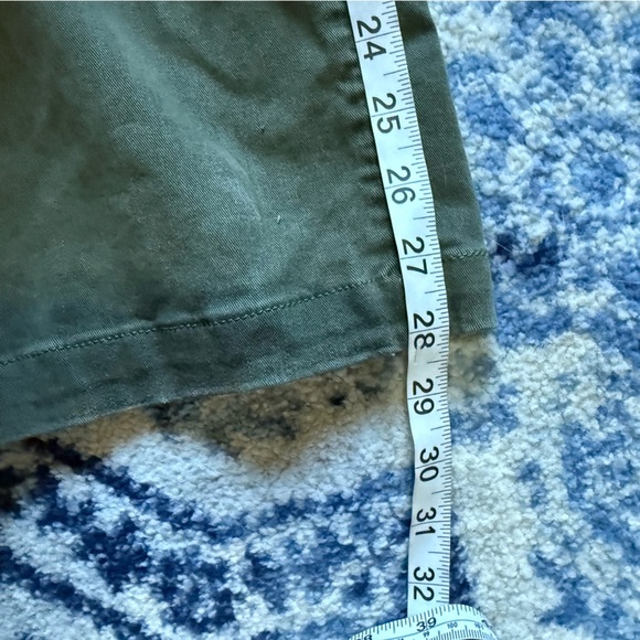 Frame Cinched High Rise Wide Leg Pants Military Green Size 29 - Picture 12 of 12